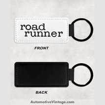 Plymouth Road Runner Leather Car Keychain - £11.32 GBP