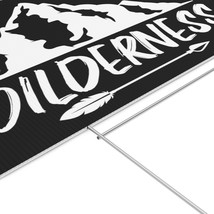 Customized Yard Sign with Mountain Shadow, Arrow, and Inspirational Quote, Durab - £34.64 GBP