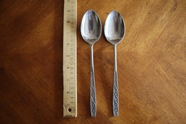 Lot 2x Imperial International IIC DAVOS Stainless Solid Serving Spoons 8.7&quot; - $16.14
