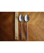 Lot 2x Imperial International IIC DAVOS Stainless Solid Serving Spoons 8.7&quot; - $316.07 MXN