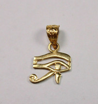 Ciondolo in oro giallo 18 carati fatto a mano egiziano affascinante occhio... - £163.19 GBP