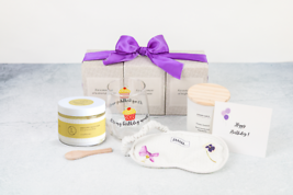 Lizush Trio Spa Gift Basket And Self Care Gifts For Women With Wine Glass, Candl - £78.83 GBP