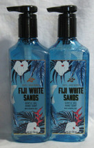 Bath &amp; Body Works Gentle Gel Hand Soap w/ essential oils Lot 2  FIJI WHITE SANDS - £19.94 GBP
