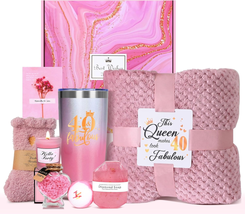 40Th Birthday Gifts Women, 40 and Fabulous Gifts for Women, Happy 40 Year Old 19 - £45.68 GBP