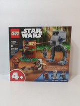 Lego Star Wars 87 pcs AT-ST Building Set Wicket Scout Trooper AT-ST Driver 75332 - $25.15