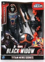Hasbro Marvel Black Widow Taskmaster Blast Gear Titan Hero Series Action Figure - £32.25 GBP