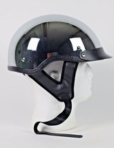 Chrome Mirror Motorbike Bike Shorty Biker Half DOT Motorcycle Helmet (XS... - $74.95+