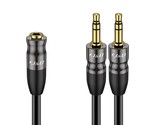 J&amp;D 3.5 mm to 2X 3.5 mm Cable, Gold Plated Joint Copper Shell Heavy Duty... - $32.99