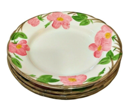 Franciscan Desert Rose Dinner Plates 4 Made in England Vintage 10 5/8 In... - £24.51 GBP