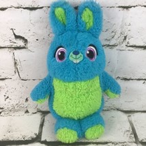 Disney Pixar Toy Story 4 Bunny Plush Blue Rabbit Stuffed Animal Sewn Eye... - $9.89
