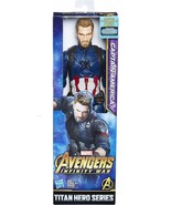 Marvel Infinity War Titan Hero Series Captain America with Titan Hero Po... - $294.91 MXN