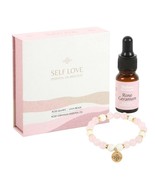 Self Love Rose Quartz Crystal Essential Oil Bracelet - $21.02 CAD Self Love Rose Quartz Crystal Essential Oil Bracelet - $21.02 CAD