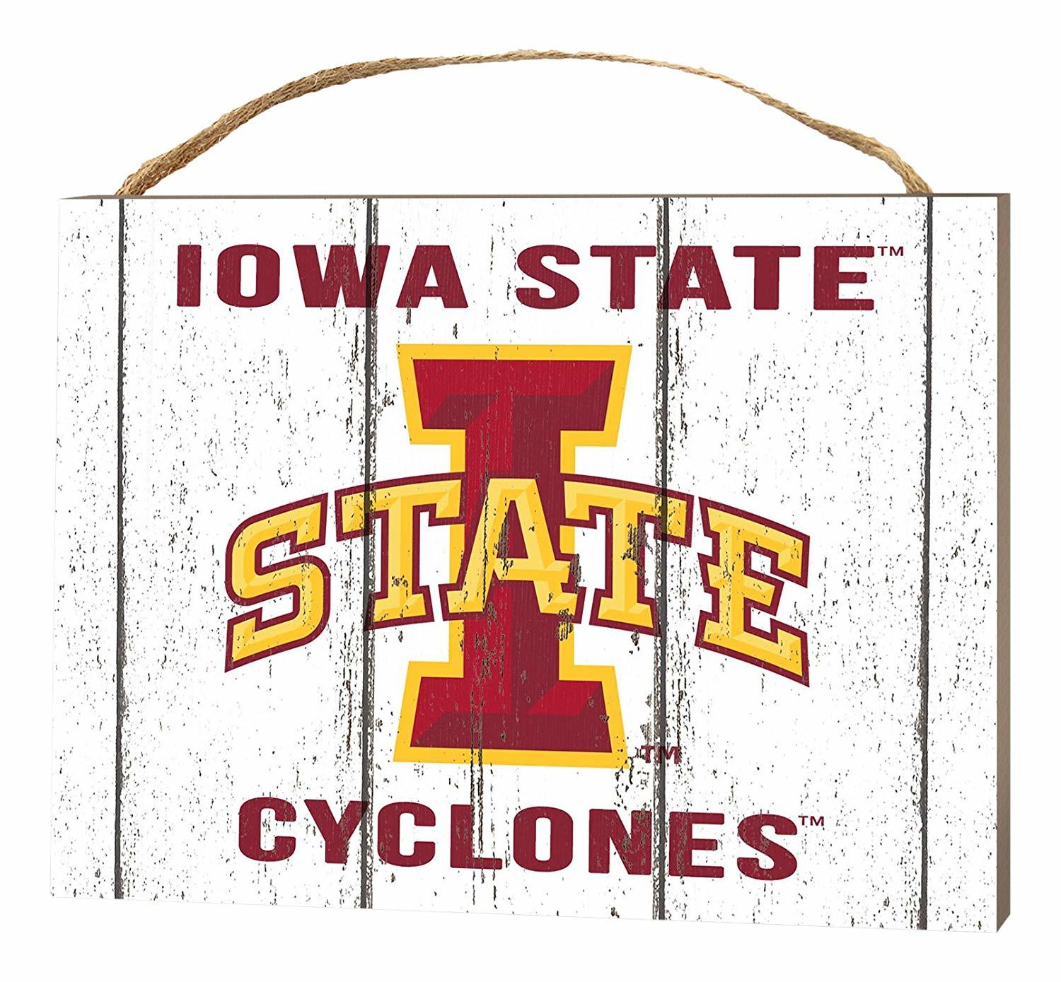 Iowa State Cyclones Weathered Logo Collage Plaque - $5.94