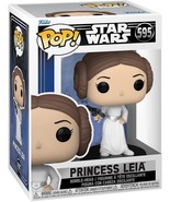 NEW SEALED Funko Pop Figure Star Wars Princess Leia 595 Carrie Fisher - £15.79 GBP