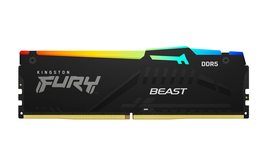 Kingston Fury Beast RGB 32GB 6000MT/s DDR5 CL40 DIMM Desktop Memory (Kit of 2) S - $162.08