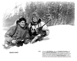 Death Hunt Original Black &amp; White Movie Photo Lee Marvin Andrew Stevens - $16.71