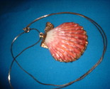 Gold dipped shell necklace back thumb155 crop