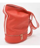 Charley Was Here Sofia Removable Crossbody Bucket Bag w/ Pouch Coral - $62.93 CAD