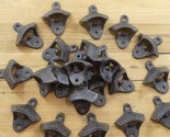 100 Rustic Cast Iron OPEN HERE Wall Mounted Beer Bottle Openers Bar Man ... - $104.99