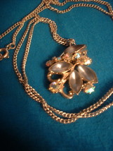 Vintage Jewelry  AB &amp; Moonstone RS  Pendant           - £11.18 GBP