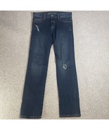 Gap Kids 1969 Skinny Stretch Distressed Jeans Size 14 Regular Dark Wash ... - £11.80 GBP