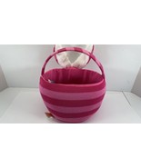 Pink Strip Easter Basket New - $8.38