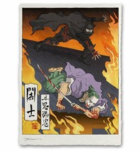 Batman Ninja Joker Japanese Edo Style Giclee Limited Poster Print 12x17 ... - £57.31 GBP