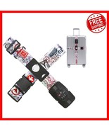 Secure Your Luggage with TSA Approved Adjustable Strap - Unique Color De... - $26.72