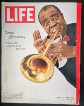 Life Magazine April 15,1966 - Louie Armstrong I never did want to be no Big Star - £8.87 GBP
