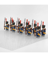 10pcs Napoleonic Wars French Artillery Infantry Soldiers Minifigures Set - £19.97 GBP