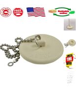 Fit-All White Rubber Drain Stopper for 1.5&quot; to 2&quot; Tub Drains - Easy Install - $19.92 CAD