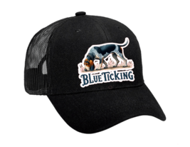 Cap Hat Orange Mesh Back Blueticks Coonhound Coon Dog - $20.99