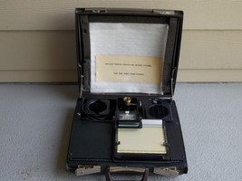 PORTABLE MICROFICHE READER BY MICRO DESIGN VINTAGE SIMILAR BELL &amp; HOWELL - £78.65 GBP