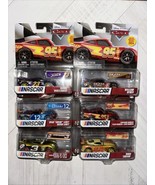 2024 Disney Pixar Cars NASCAR Edition COMPLETE SET OF 6 - McQueen/Gogo/B... - $65.44