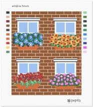 Pepita Needlepoint Canvas: Window Boxes, 10&quot; x 12&quot; - £60.75 GBP+