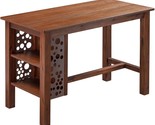 Height-Adjustable Rectangular Dining Table, Chestnut, Boraam Brittany. - $185.98