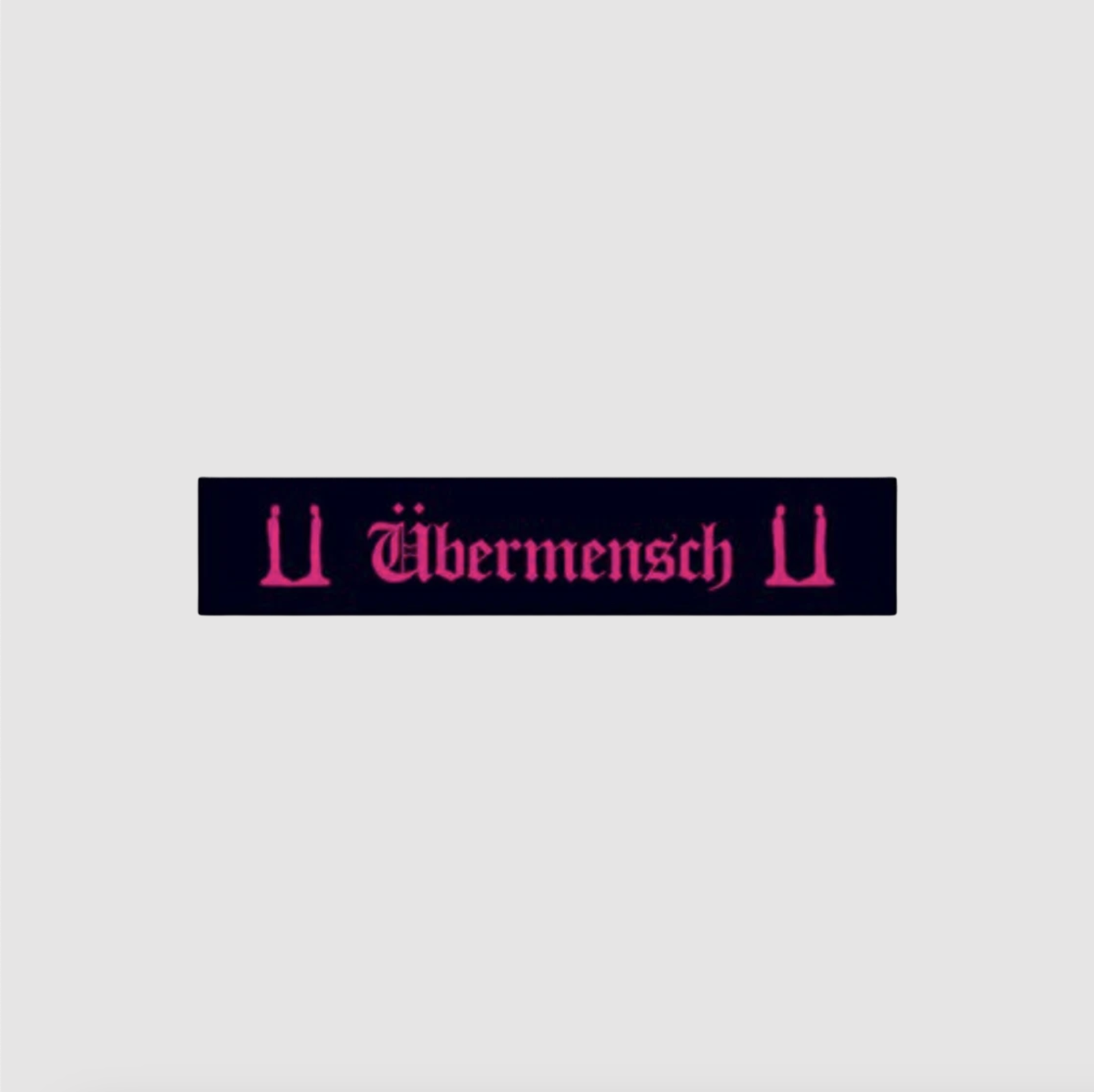 Bigbang GD G-DRAGON Ubermensch Slogan Towel - Pink - $29.98