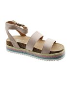 Big Girls Sandals Art Class Girls&#39; Agatha Footbed Sandals Size 2 Multicolor - $19.79
