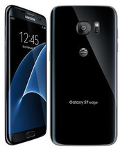 Gsm Unlocked Samsung Galaxy S7 Edge 32GB G935A At&amp;T Black - £155.87 GBP