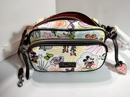 Disney Dooney &amp; Bourke Bag - Disney Sketch Nylon Crossbody New *READ* *ISSUES* - £39.73 GBP
