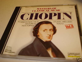 Masters Of Classical Music Vol 8 CD Chopin Volume 8 classic music - £7.03 GBP