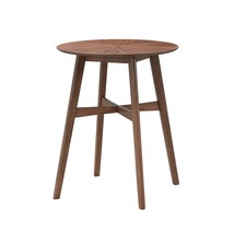 31.5&quot; Round Bar Table - Wooden High Top Kitchen Table - $219.99