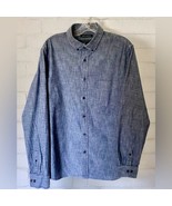 Banana Republic Untucked Slim Fit Button Up Shirt Size Large - $27.44