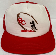 Vtg Trucker Hat Bakersfield College BC Football 1980&#39;s California Snapba... - $54.13