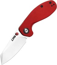 CJRB Maileah Linerlock Red G10 Folding AR-RPM9 Stainless Pocket Knife 1918REF - £41.06 GBP