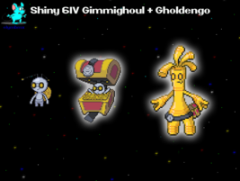 ✨ Shiny 6IV ✨ Chest Gimmighoul + Gholdengo + 6IV Roaming Pokemon Scarlet Violet - £7.85 GBP