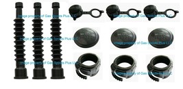 3 Gas Spouts &amp; Parts Kit Aftermarket Blk Spouts WEDCO OEM Briggs Stratto... - £56.44 GBP