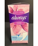 Always Thong Daily Liners 42 Regular Retired Old Stock Unused Proctor Ga... - £44.06 GBP
