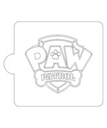 Paw Patrol Symbol Cartoon Stencil for Cookies or Cakes USA Made LS789 - £3.18 GBP