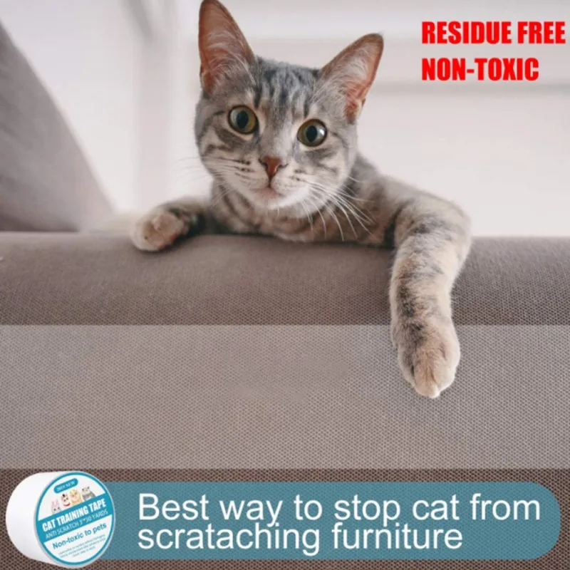 House Home Cat Scratcher Sofa Scraper Tape Scratching Post Furniture Protection  - £19.98 GBP